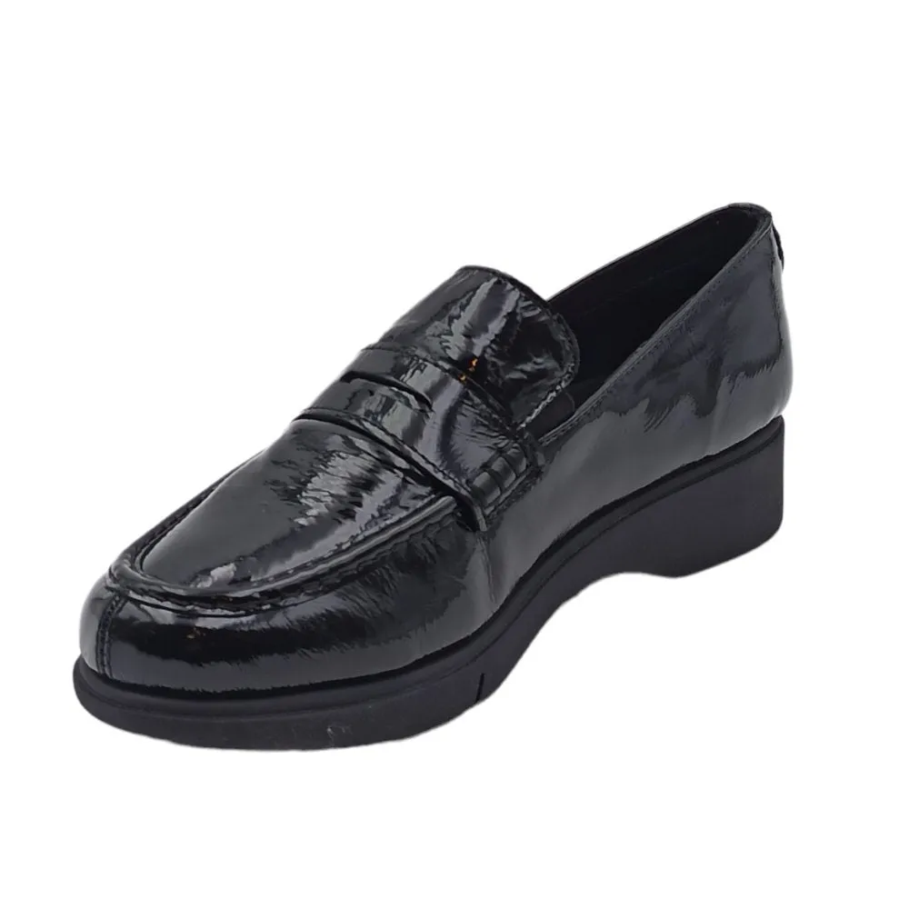 Mocassino donna in naplak Frau 53Z0 SHINE BLACK