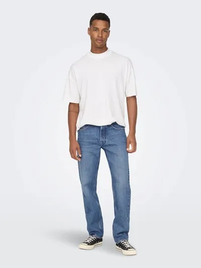 ONLY & SONS  ---------    ------------Only&sons jeans* m edge loose mid. blue 4939 jeans