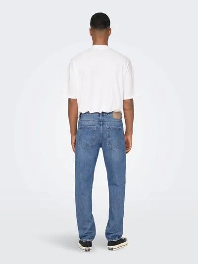 ONLY & SONS  ---------    ------------Only&sons jeans* m edge loose mid. blue 4939 jeans